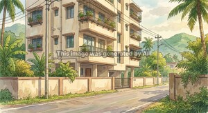  Apartment – Exterior View View at Dhamni - for Sale