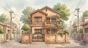  Independent House – Exterior View View at Gill - for Sale