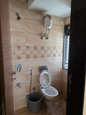 Bathroom in 2 BHK Apartment at Lower Parel – for Rent