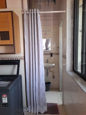 Bathroom in 2 BHK Apartment at Mahim West – for Rent