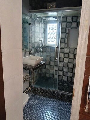 Bathroom in 3 BHK Builder Floor at Alaknanda – for Rent
