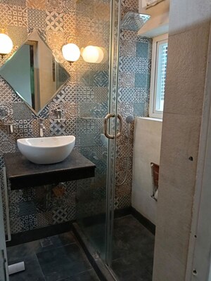 Bathroom in 3 BHK Builder Floor at Alaknanda – for Rent