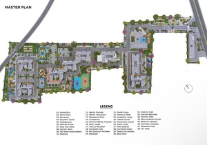 Master Plan in 3 BHK Apartment at Sattva Lumina, Yelahanka – for Sale
