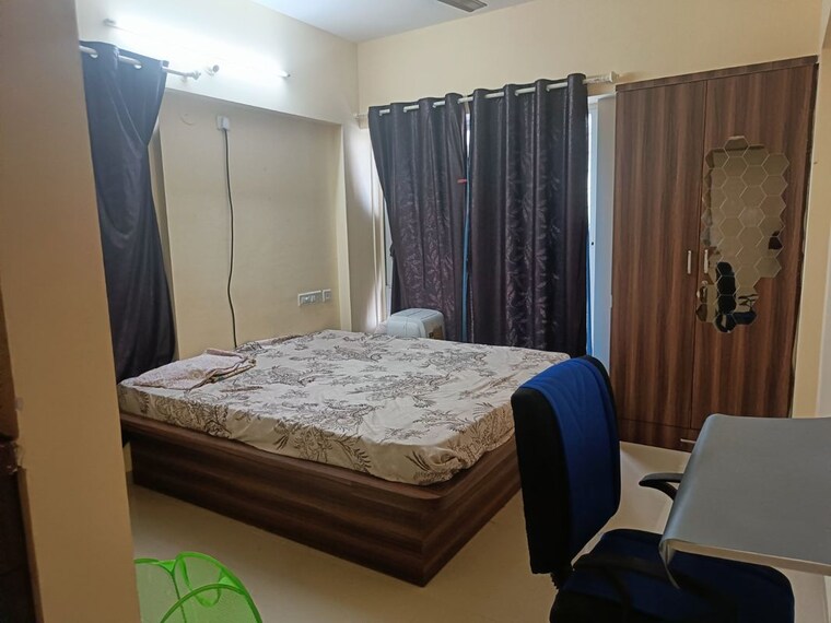 Bedroom, siddharth-yashwant-society 2 Bedroom 1200 Sq.Ft. Apartment In Balewadi Pune 10530467