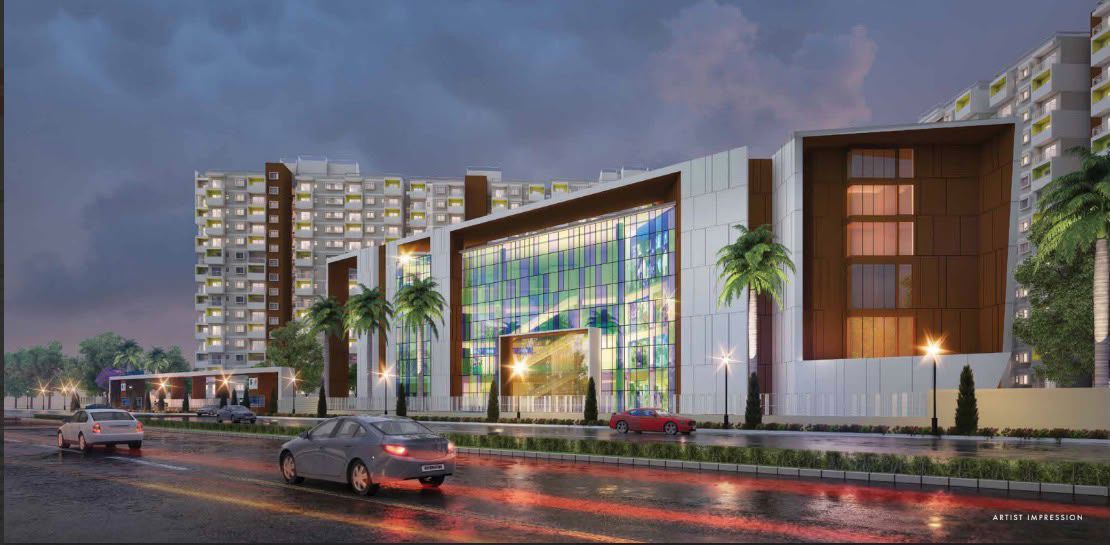 1 BHK 672 Sq.Ft. Apartment in Salarpuria Sattva Park Cubix