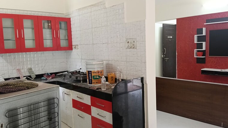 Kitchen, runwal-savoir-faire 2 Bedroom 1200 Sq.Ft. Apartment In Baner Pune 10530472