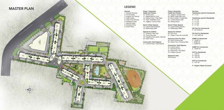 Master Plan, salarpuria-sattva-park-cubix 2.5 Bedroom 1457 Sq.Ft. Apartment In Devanahalli Bangalore 10530495