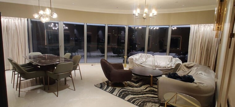 Living Room, lodha-the-world-towers-world-one-tier-2 3 Bedroom 1800 Sq.Ft. Apartment In Worli Mumbai 10530561