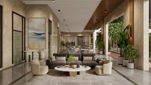 Living Room in 3 BHK Apartment at Rohini Sector 32 – for Sale