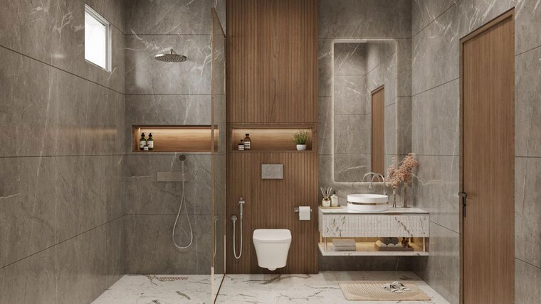 Bathroom, rohini sector 32 3 Bedroom 2400 Sq.Ft. Apartment In Rohini Sector 32 Delhi 10530628