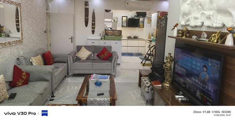 Living Room, paryatan vihar 2 Bedroom 1050 Sq.Ft. Apartment In Paryatan Vihar Delhi 9420033