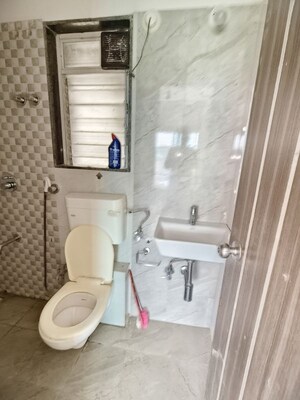 Bathroom in 1 BHK Apartment at Pushkraj Apartments, Goregaon East – for Rent