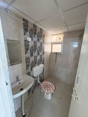 Bathroom in 2 BHK Apartment at Signature The Millennia 3, Sector 37d – for Rent
