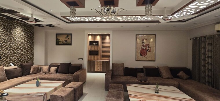Living Room, vvip-addresses 4 Bedroom 2625 Sq.Ft. Apartment In Raj Nagar Extension Ghaziabad 10530825