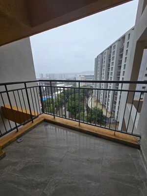 Balcony in 2 BHK Apartment at Rama Fusion Towers, Hinjewadi – for Rent