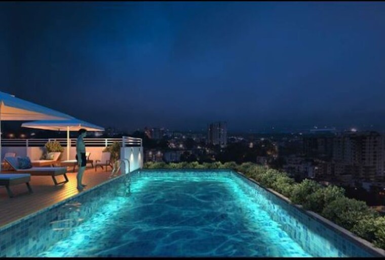 Swimming Pool, belani-viraya 4 Bedroom 3450 Sq.Ft. Apartment In Ballygunge Kolkata 10530882