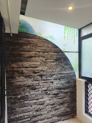 Staircase in 1 BHK Apartment at Samarth Nagar, Wadgaon Sheri – for Rent