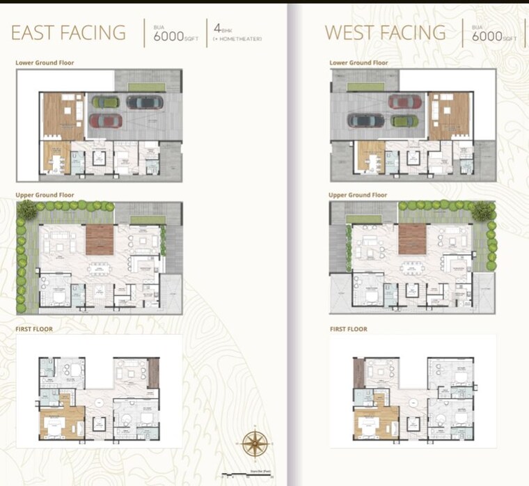 Floor Plan, golkonda 4 Bedroom 6000 Sq.Ft. Villa In Golkonda Hyderabad 10530929