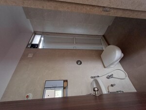Bathroom in 1 BHK Apartment at Aditya Pankaj CHS, Thane West – for Rent