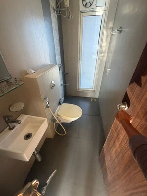 Bathroom in 2 BHK Apartment at Ashar Sapphire, Kapur Bawdi – for Rent