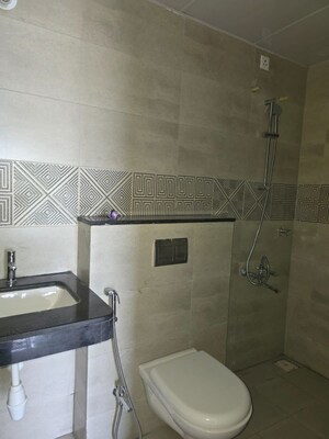 Bathroom in 2 BHK Apartment at Rama Fusion Towers, Hinjewadi – for Rent