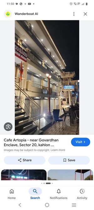 Staircase in  Shop at NGK Kahlon Emporium, Vrindavan Yojna – for Rent