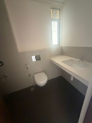 Bathroom in 2 BHK Apartment at Piramal Vaikunth A Class Homes, Balkum Pada – for Rent