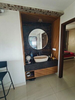 Living Room in 3 BHK Apartment at Visalakshi Prakruthi, Thanisandra Main Road – for Rent