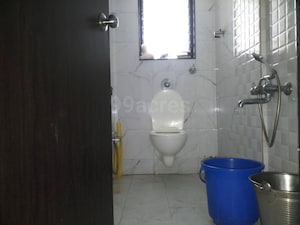 Bathroom in 1 BHK Apartment at Queens Park, Mira Road – for Rent