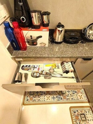 Kitchen in 1 BHK Apartment at Golden Tulip Kondapur, Kondapur – for Rent