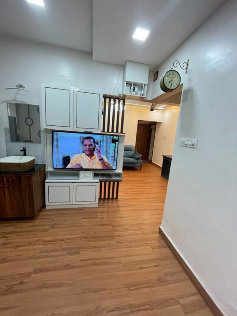 Living Room, neco-gardens 2 Bedroom 1000 Sq.Ft. Apartment In Viman Nagar Pune 10531072