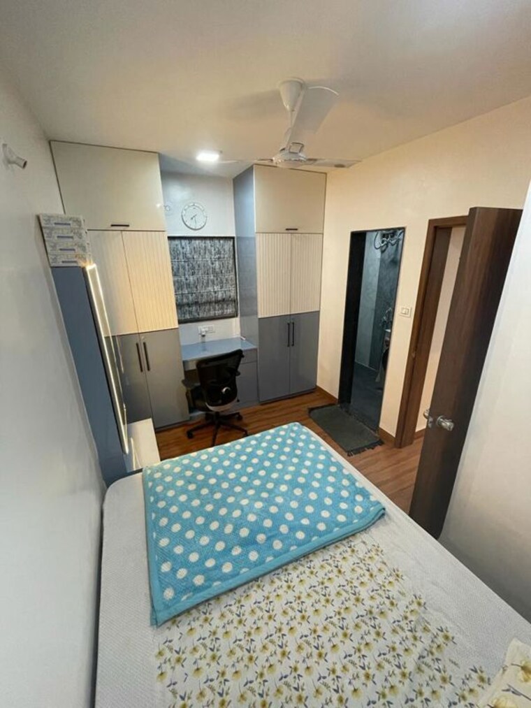 Bedroom, neco-gardens 2 Bedroom 1000 Sq.Ft. Apartment In Viman Nagar Pune 10531072