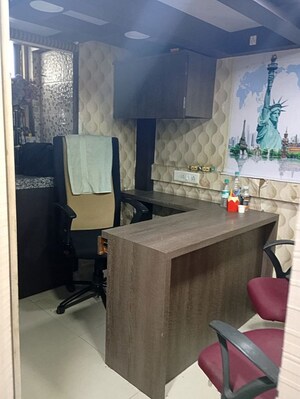 Kitchen in  Office Space at Haware Fantasia, Vashi Sector 28 – for Rent