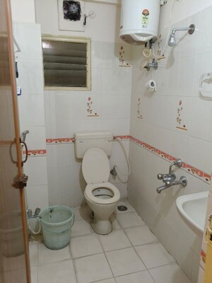 Bathroom in 2 BHK Builder Floor at Murugesh Palya – for Rent