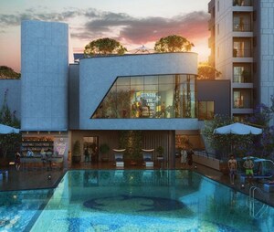 Swimming Pool in 1 BHK Apartment at Sattva Vasanta Skye, Devanahalli – for Sale