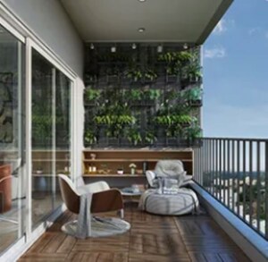 Balcony in 1 BHK Apartment at Sattva Vasanta Skye, Devanahalli – for Sale