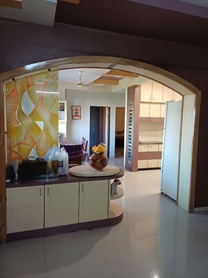 Kitchen in 3 BHK Apartment at Vastrapur – for Rent