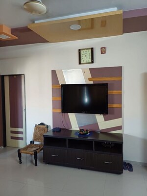 Living Room in 3 BHK Apartment at Vastrapur – for Rent