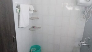 Bathroom in 2 BHK Apartment at Rohini Apartment, Gomti Nagar – for Rent