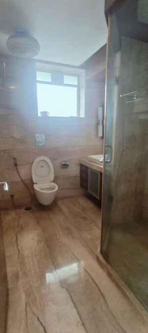 Bathroom in 3 BHK Apartment at Tuscany Apartments, Khar West – for Rent