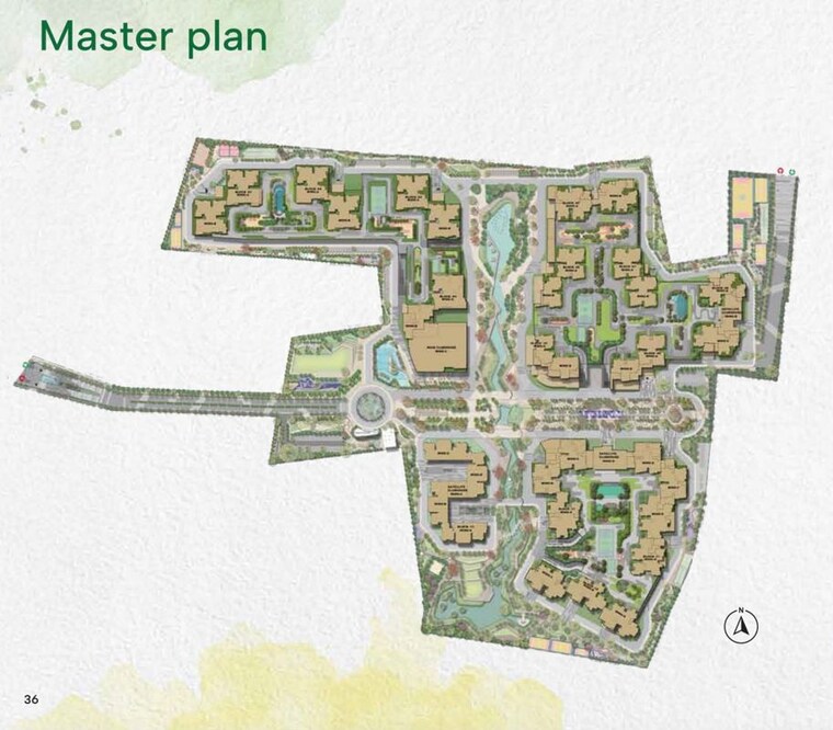 Master Plan, sattva-city 3.5 Bedroom 2244 Sq.Ft. Apartment In Chikkajala Bangalore 10531203