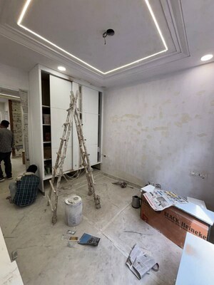 Living Room in 3 BHK Builder Floor at Rohini Sector 15 – for Sale
