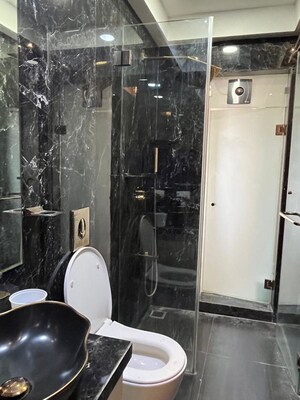 Bathroom in 3 BHK Apartment at Hiranandani Gardens Octavius, Powai – for Rent