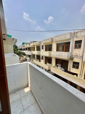 Balcony in 3 BHK Builder Floor at US Pine Homes, Dhakoli – for Sale