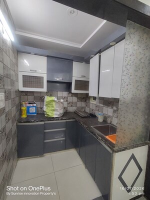 Kitchen in 3 BHK Builder Floor at Mansa Ram Park – for Rent