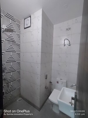 Bathroom in 3 BHK Builder Floor at Mansa Ram Park – for Rent