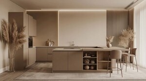 Kitchen in 2 BHK Apartment at Laxmi Homes, Shahberi – for Sale