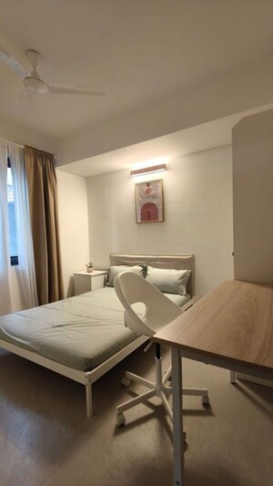 Bedroom in 2 BHK Apartment at Time Apartment, Indiranagar – for Rent