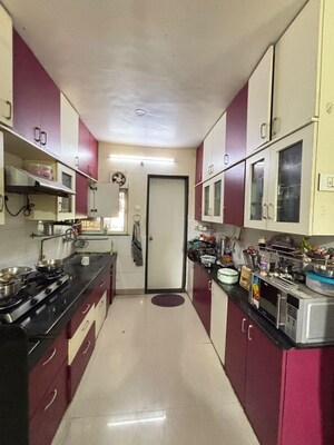 Kitchen in 2 BHK Apartment at Treasure Island, Pimple Saudagar – for Rent