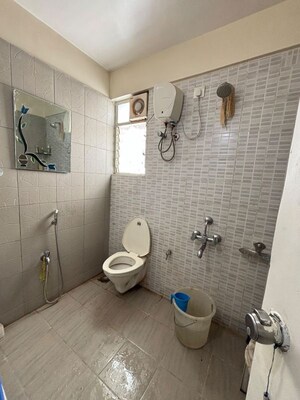 Bathroom in 2 BHK Apartment at Treasure Island, Pimple Saudagar – for Rent